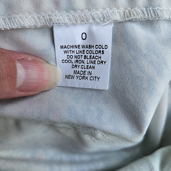 Peace of Cloth Panticular Distressed Floral Pants Size 0 Made in USA - Picture 8 of 9